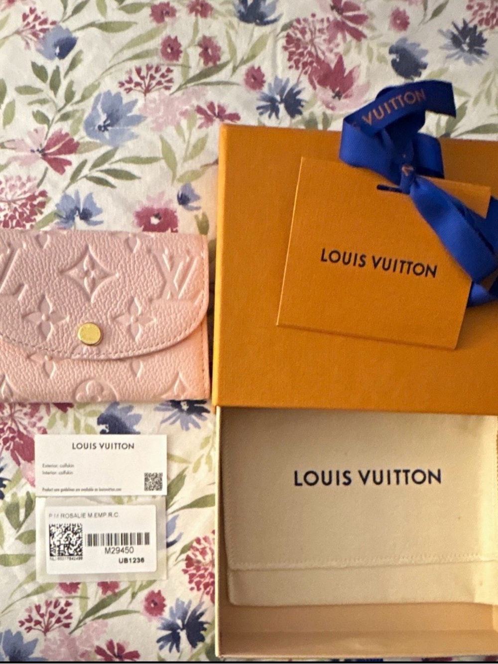 Louis Vuitton Pink Monogram Compact Wallet